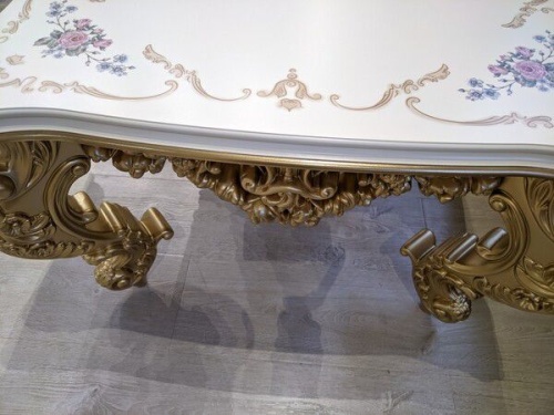 Стол журнальный Барокко Люкс (золото) фото 4