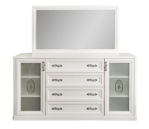 Комод Мишель белый матовый фото 3