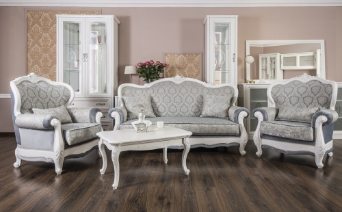 Комплект Мишель белый матовый фото 3