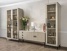 Гостиная Стелла 1+тв+1 светло серый камень