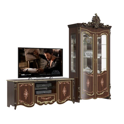 Шкаф 2-дверный Шейх (орех) фото 4