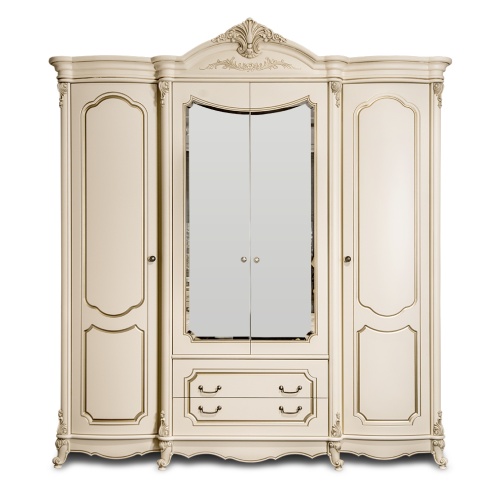 Шкаф Мона Лиза 4-створчатый крем фото 2
