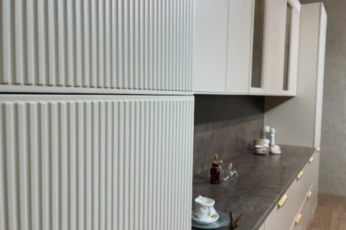 Кухонная мебель «Шанель» сатин фото 3