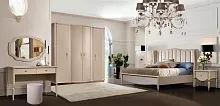 Спальня Моника (кровать 1.6 м.; шкаф 4-х дв.; туалетный стол) капучино