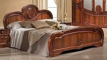 Кровать двуспальная Щара-160 "орех"