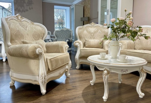 Кресло Натали белый глянец фото 11