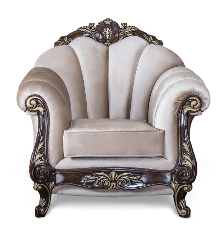 Кресло Марселла корень дуба глянец фото 2