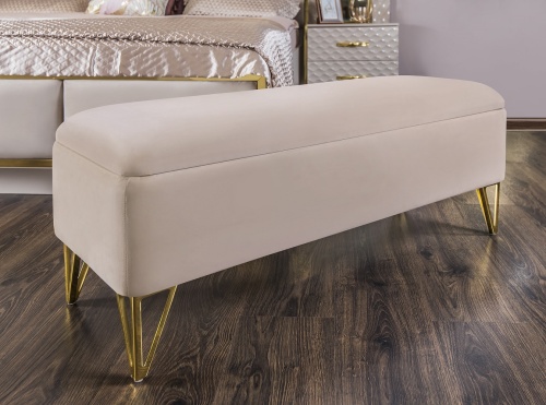 Банкетка Лара бежевый глянец фото 8