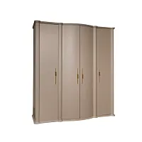 Шкаф 4-х дверный Моника (капучино)