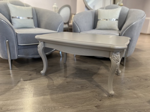 Столик прямоугольный Мокко серый камень фото 2