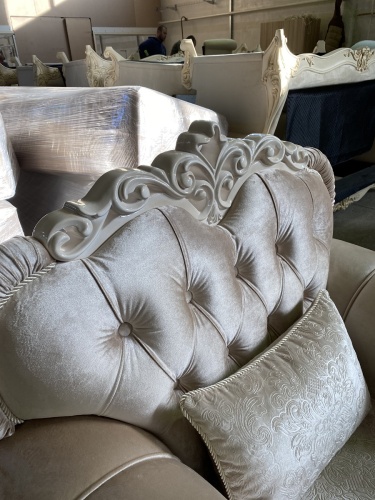 Кресло Патрисия серый глянец фото 4