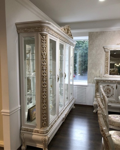 Сервант Алсу белый глянец фото 5