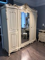 Шкаф Джоконда 4-створчатый крем глянец