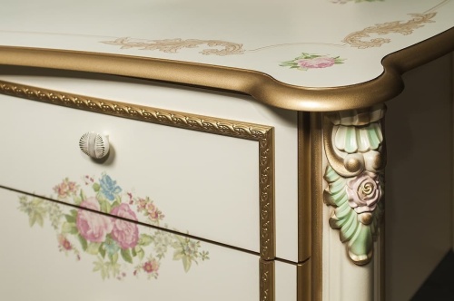 Стол туалетный Шейх (слоновая кость, золото) фото 4