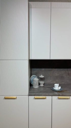 Кухонная мебель «Шанель» сатин фото 5