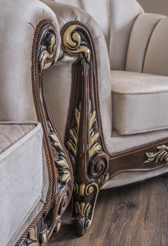 Диван Марселла 3х местный корень дуба глянец фото 8