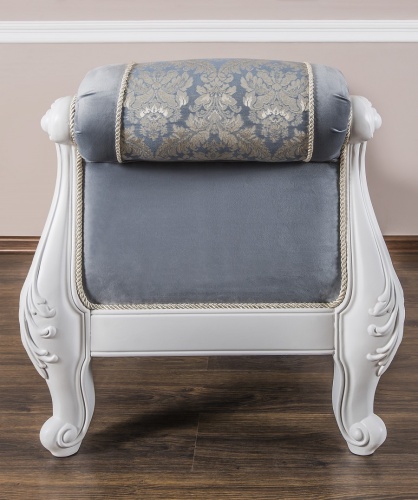 Оттоманка Мишель с двумя подлокотниками белый матовый фото 6