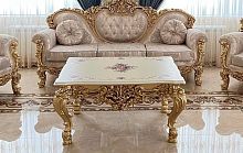 Стол журнальный Барокко Люкс (золото)
