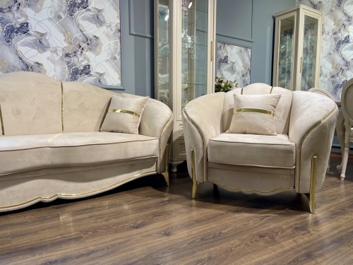 Комплект Лара бежевый золото фото 3