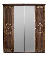 Шкаф Патрисия 4-створчатый с зеркалом караваджо глянец
