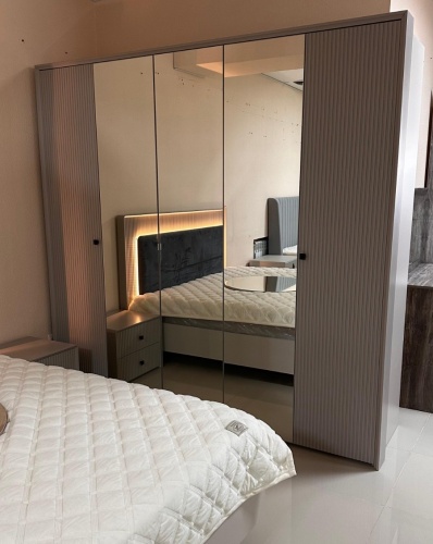 Шкаф для одежды 5-дверный Севилья (кашемир) фото 2