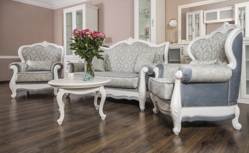 Комплект Мишель белый матовый фото 4