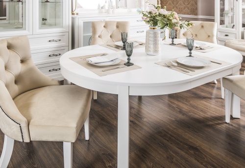 Столовая Мишель белый матовый фото 6