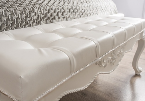 Банкетка Мишель белый матовый фото 4