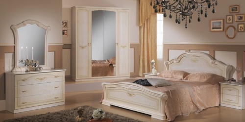 Спальня с 4-дверным шкафом Ирина (беж)