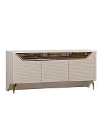 ТВ тумба "Стефани" крем, золото