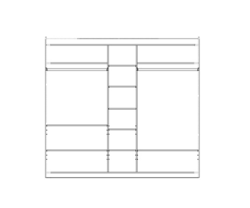 Шкаф 5-ти дверный Гарда (сосна джексон) фото 2