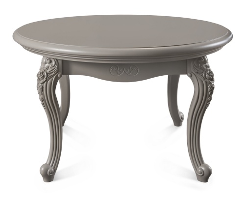 Столик круглый Мокко серый камень фото 2