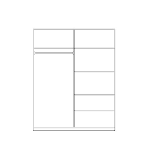 Шкаф 4-х дверный Венера (белый жемчуг) фото 3