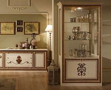 Витрина 2-х дверная Анита (беж)