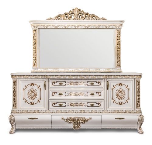 Комод Алсу белый глянец фото 2