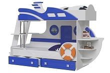 Парус кровать детская двухъярусная «Яхта-2» без матраса