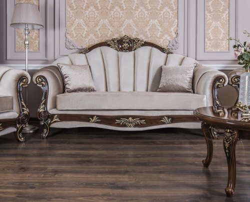 Диван Марселла 3х местный корень дуба глянец фото 5