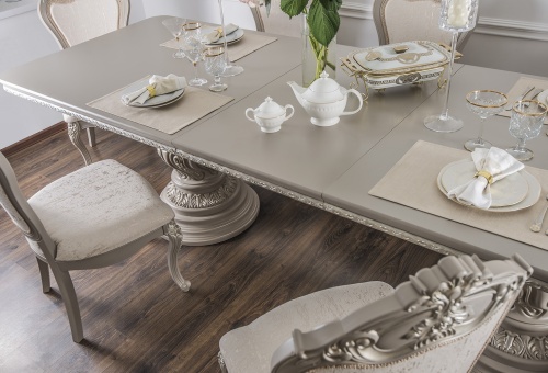 Столовая Лали серый камень фото 11