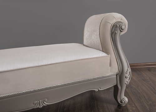 Оттоманка Мокко с двумя подлокотниками серый камень фото 5