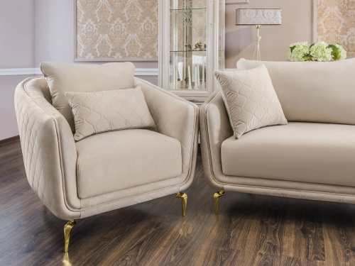 Кресло Нонна бежевый фото 8