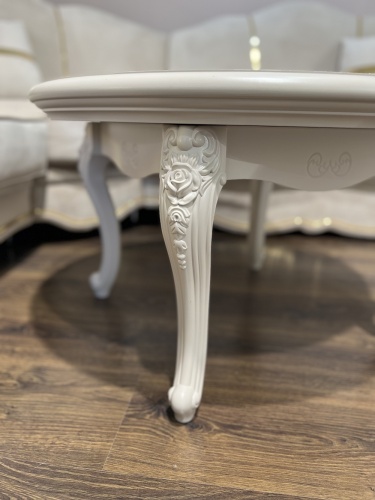 Столик круглый Мокко бежевый фото 13