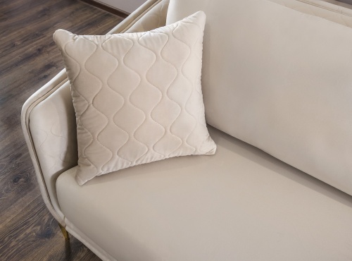 Диван Нонна 3х местный бежевый фото 7