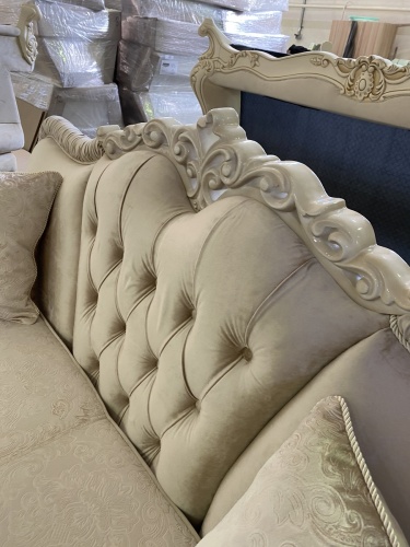 Диван Патрисия 3х местный серый глянец фото 5