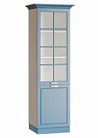 Кухонный пенал остеклённый "Дрим" 2 уровня, 600