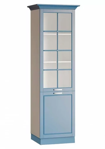 Кухонный пенал остеклённый "Дрим" 2 уровня, 600