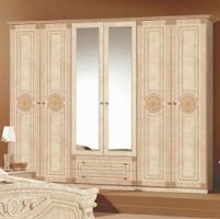Шкаф 6-дверный Рома (беж)