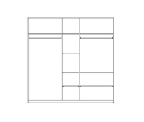 Шкаф 5-ти дверный Венера (белый жемчуг) фото 2