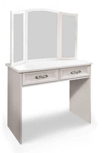 Туалетный столик Мишель белый матовый