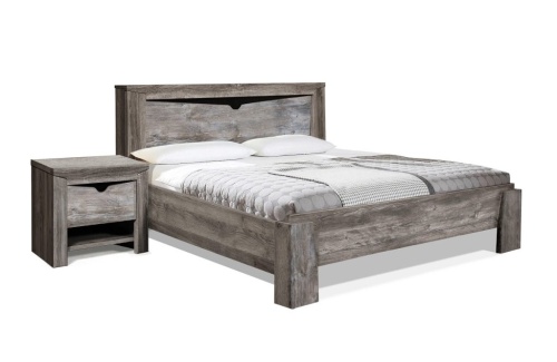 Кровать двуспальная (160×200) Гарда (сосна джексон)