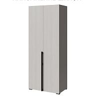 Шкаф 2-дверный с вешалкой и полками Беллуччи (кашемир)